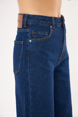 Straight Leg Solid Classic Denim Trouser