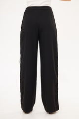 Straight Leg Solid Formal Trouser